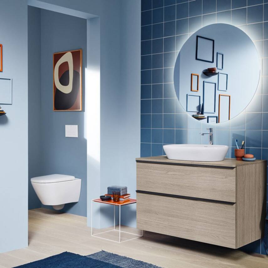 Duravit D-Neo Rimless Beyaz Asma Klozet 45773900A1, Duravit Duroplast Yavaş Kapak - 2