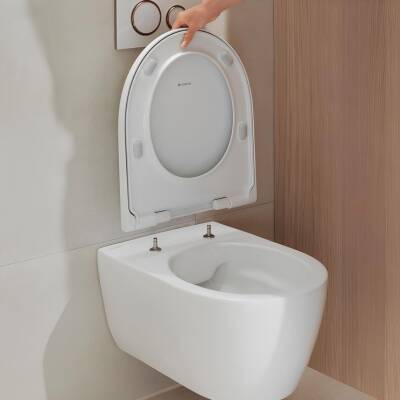 Geberit Icon Rimfree Beyaz Asma Klozet 501.659.00.1, Geberit Duroplast Yavaş Kapak - 2