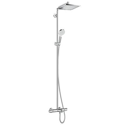 Hansgrohe Crometta 240 Duş Kolonu ve Termostatik Banyo Bataryası 27298000