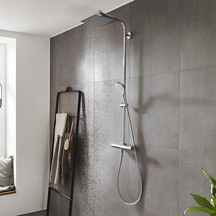 Hansgrohe Crometta 240 Duş Kolonu ve Termostatik Banyo Bataryası 27298000 - 4