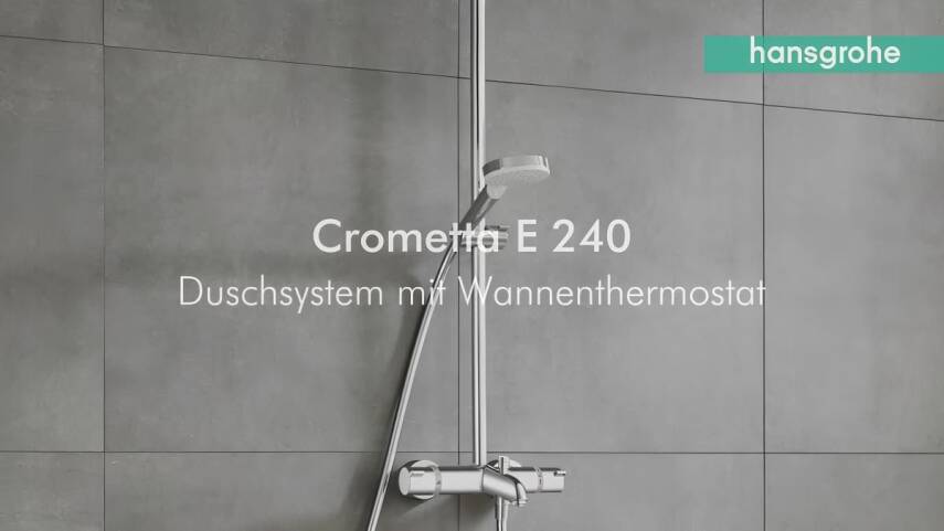 Hansgrohe Crometta 240 Duş Kolonu ve Termostatik Banyo Bataryası 27298000 - 5