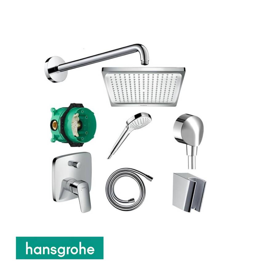 Hansgrohe Logis Krom Ankastre Duş Seti 26727000 - 1