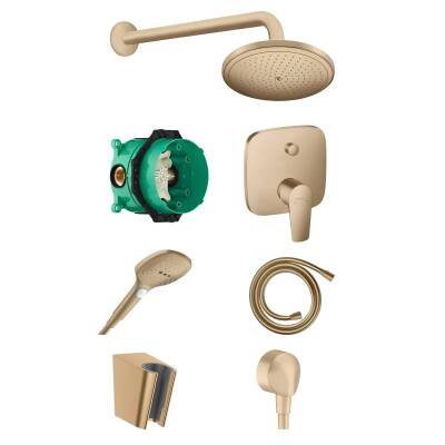 Hansgrohe Talis E Mat Bronz Ankastre Duş Seti 26221140
