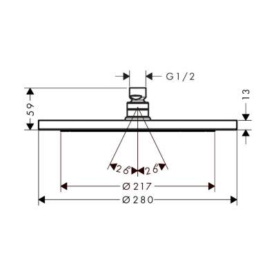 Hansgrohe Talis E Mat Bronz Ankastre Duş Seti 26221140 - 3