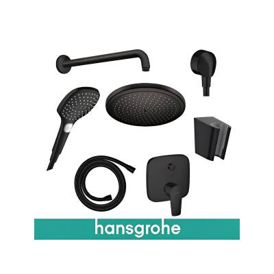 Hansgrohe Talis E Mat Siyah Ankastre Duş Seti 26221670