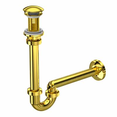 İZYAPI Arc Ayarlanabilen Altın Lavabo Sifonu ABS