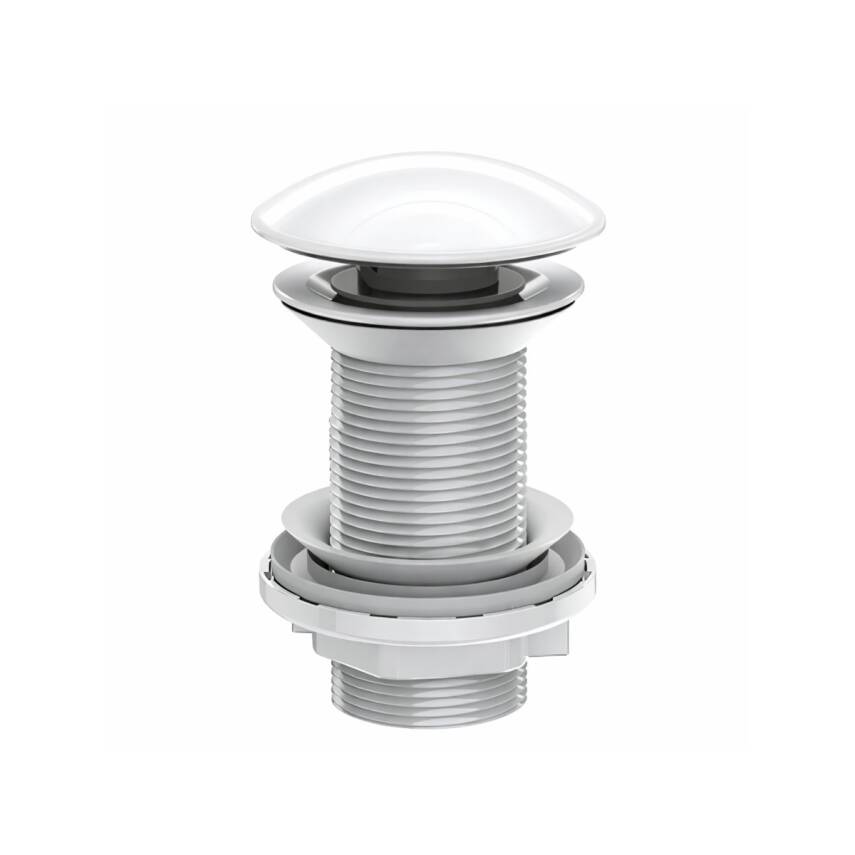 İZYAPI Taşma Deliksiz Parlak Beyaz Pop Up Sifon - 2