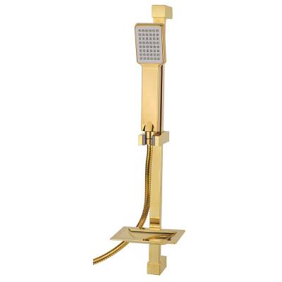 Newarc Aqua Altın Banyo Bataryası ve Aqua Altın Sürgülü Üst Takımı 2'li Set 941518-431600 - 3