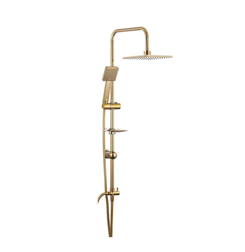 Newarc Aqua Altın Banyo Bataryası ve Duş Ünitesi 2'li Set 941518-440537 - 3