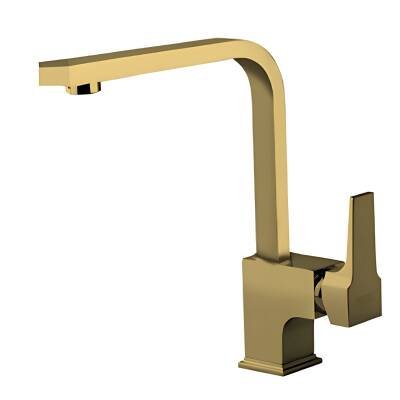 Newarc Aqua Altın Lavabo-Banyo-Eviye Bataryası ve Duş Ünitesi 4'lü Set 941528-941518-941888L-440537 - 3