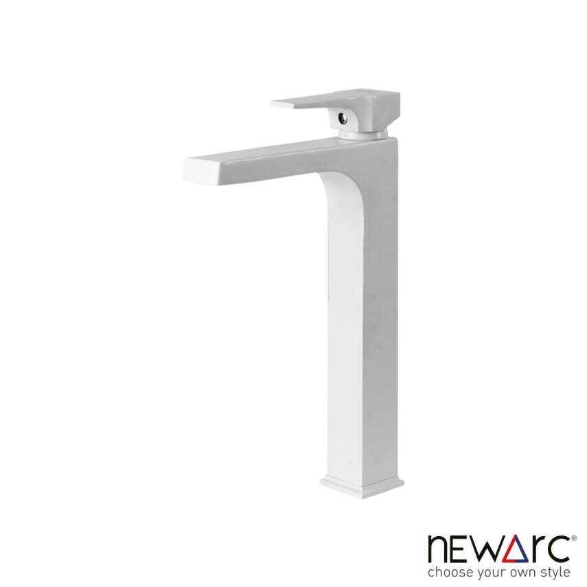 Newarc Aqua Çanak Tipi Beyaz Lavabo Bataryası 941001W - 2