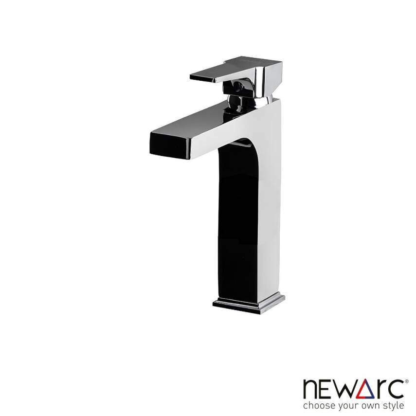Newarc Aqua Çanak Tipi Krom Lavabo Bataryası 941001 - 1