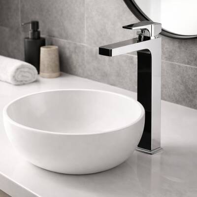 Newarc Aqua Çanak Tipi Krom Lavabo Bataryası 941001 - 2