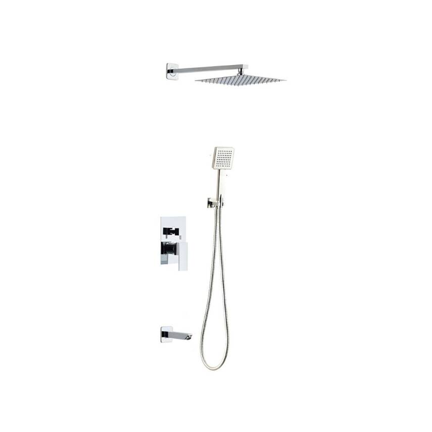 Newarc Aqua Krom Ankastre Banyo Bataryası Set 94111S - 1