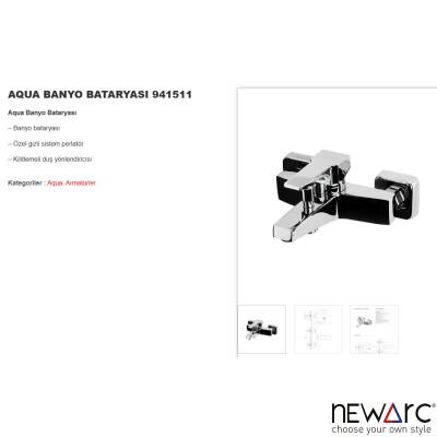 Newarc Aqua Krom Banyo Bataryası 941511 - 3