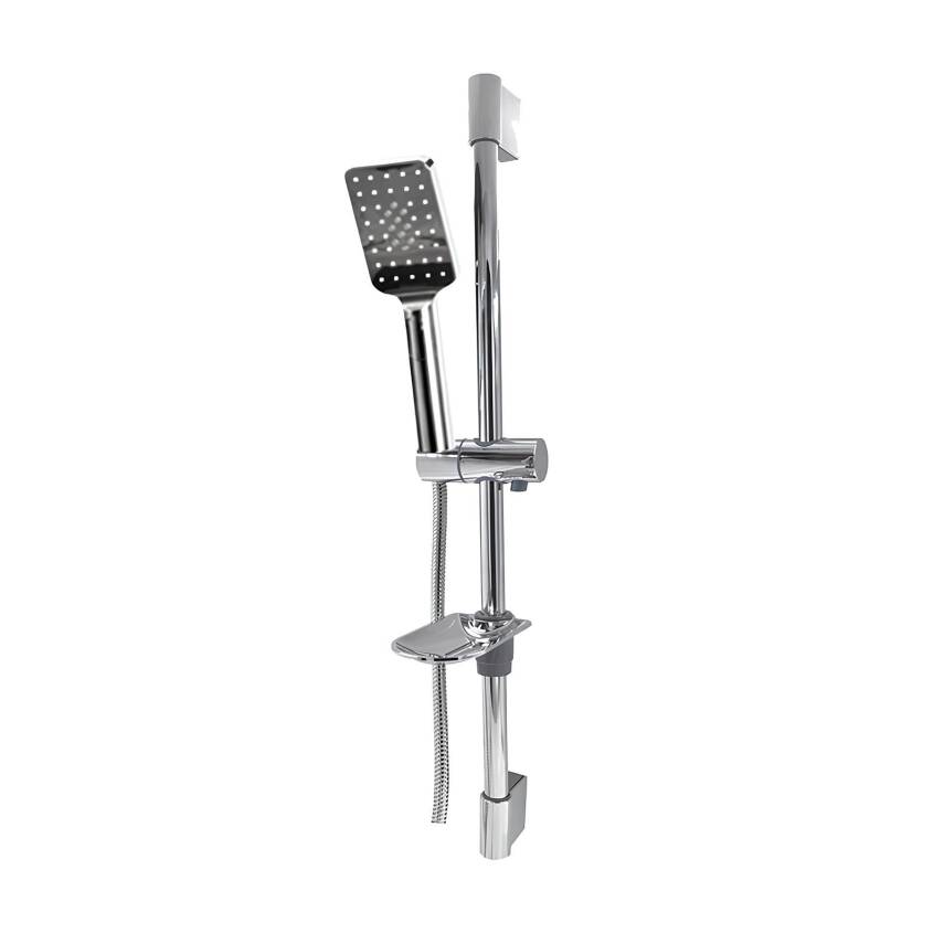 Newarc Aqua Krom Banyo Bataryası ve Aqua Sürgülü Üst Takımı 2'li Set 941511-430525 - 3