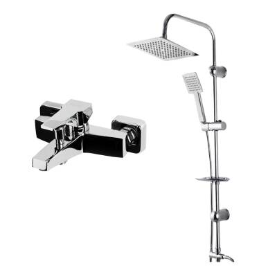 Newarc Aqua Krom Banyo Bataryası ve Sky Duş Ünitesi 2'li Set 941511-440453