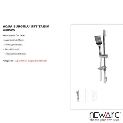Newarc Aqua Krom Banyo Üst Takımı 430525 - 2
