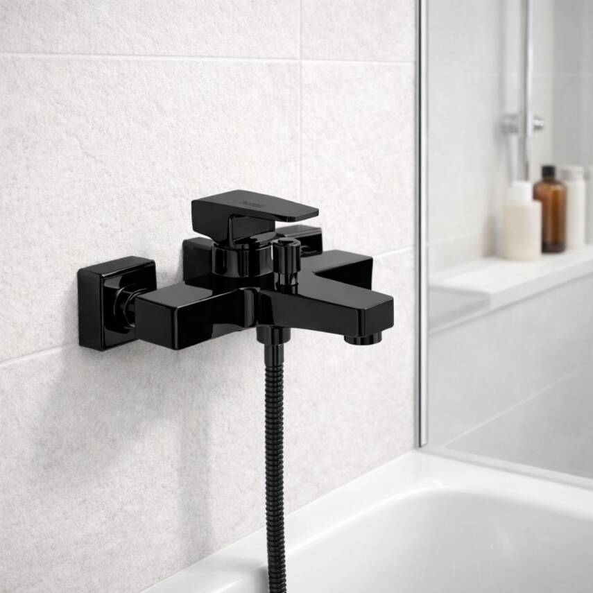 Newarc Aqua Siyah Banyo Bataryası  941511B - 2