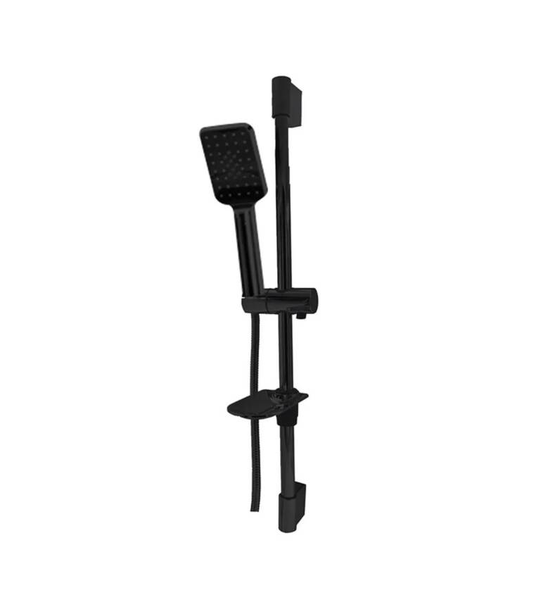 Newarc Aqua Siyah Banyo Bataryası ve Sürgülü Üst Takımı 2'li Set 941511B-430525R-05 - 3