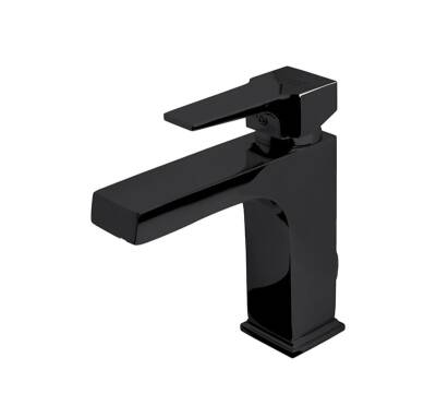 Newarc Aqua Siyah Banyo-Lavabo-Eviye Bataryası 3'lü Set 941521B-941511B-941881LB - 4