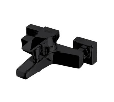 Newarc Aqua Siyah Banyo-Lavabo-Eviye Bataryası ve Duş Ünitesi 4'lü Set 941521B-941511B-941881LB-440536 - 2
