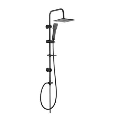 Newarc Aqua Siyah Banyo-Lavabo-Eviye Bataryası ve Duş Ünitesi 4'lü Set 941521B-941511B-941881LB-440536 - 5