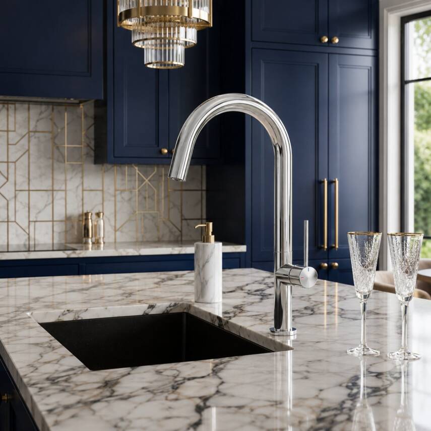 Newarc Bold Krom Mutfak Eviye Bataryası 910731 - 4