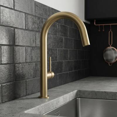 Newarc Bold Mat Gold Mutfak Eviye Bataryası 910738 - 3