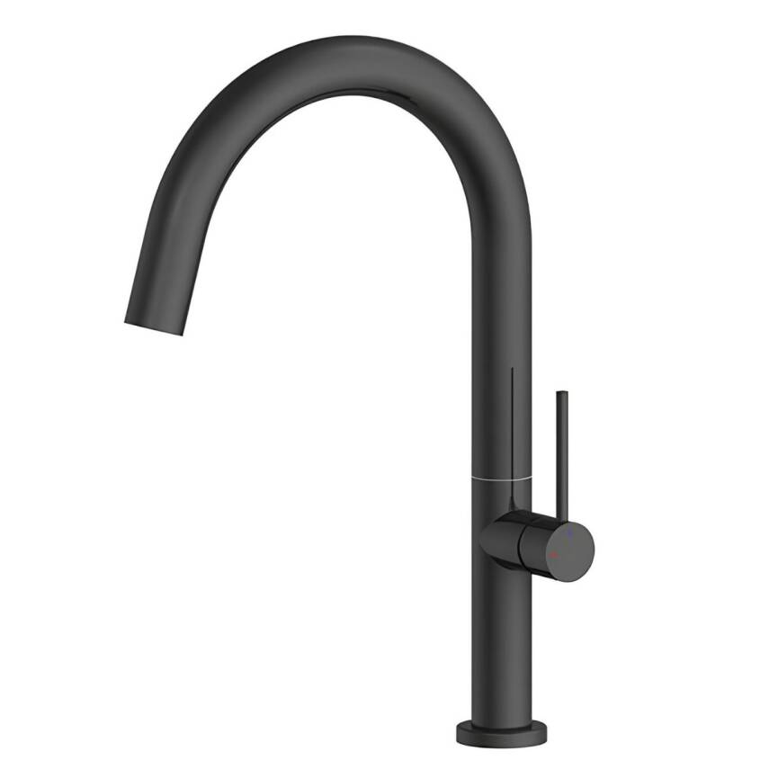 Newarc Bold Mat Siyah Mutfak Eviye Bataryası 910731B - 6