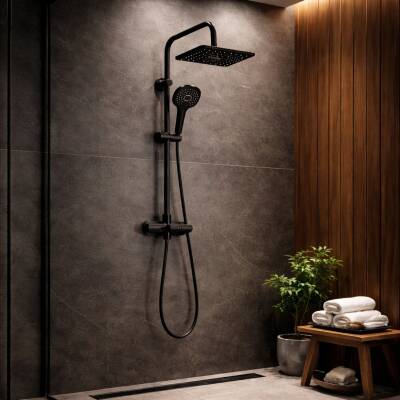 Newarc Bold Siyah Duş Ünitesi 910530B - 2