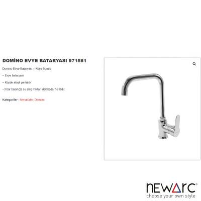 Newarc Domino Krom Eviye Bataryası 971581 - 3