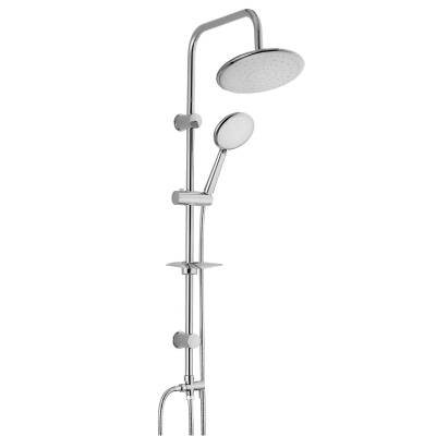 Newarc Domino Krom Lavabo-Banyo Bataryası ve Duş Ünitesi 3'lü Set 971521-971511-440615 - 2