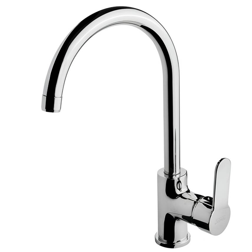 Newarc Domino Krom Lavabo-Banyo-Eviye Bataryası ve Duş Ünitesi 4'lü Set 971521-971511-971531-440615 - 4