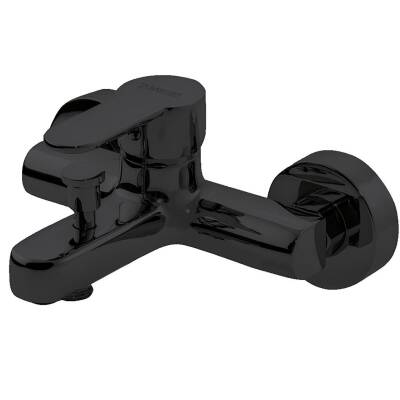 Newarc Domino Siyah Çanak Lavabo-Banyo-Eviye Bataryası 3'lü Set 971001B-971511B-971531B - 3
