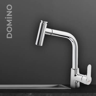 Newarc Domino Yüksek Spiralli Krom Eviye Bataryası 971591