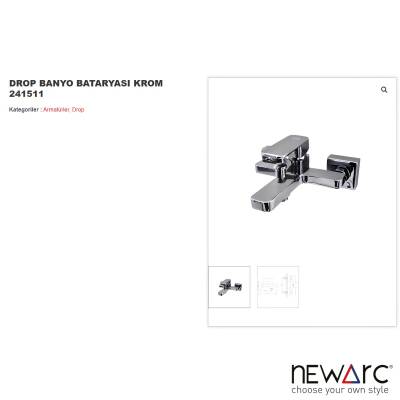 Newarc Drop Krom Banyo Bataryası 241511 - 2