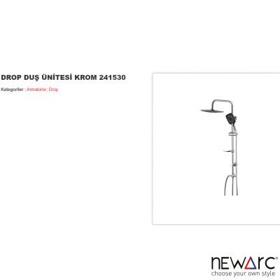 Newarc Drop Krom Duş Ünitesi 241530 - 2