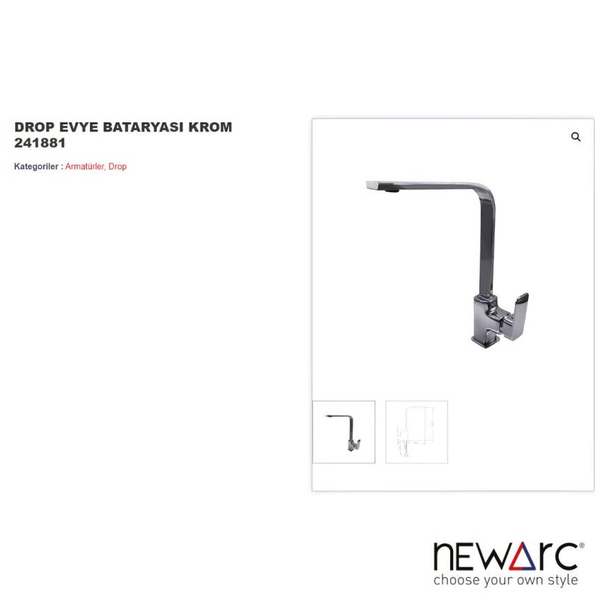 Newarc Drop Krom Eviye Bataryası 241881 - 2