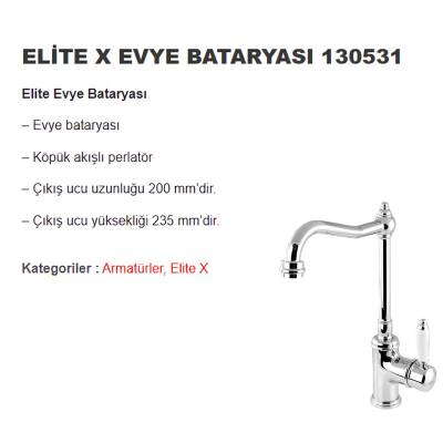 Newarc Elite X Krom Mutfak Eviye Bataryası 130531 - 5