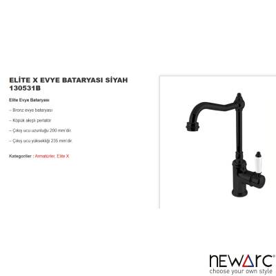 Newarc Elite X Siyah Eviye Bataryası 130531B - 3