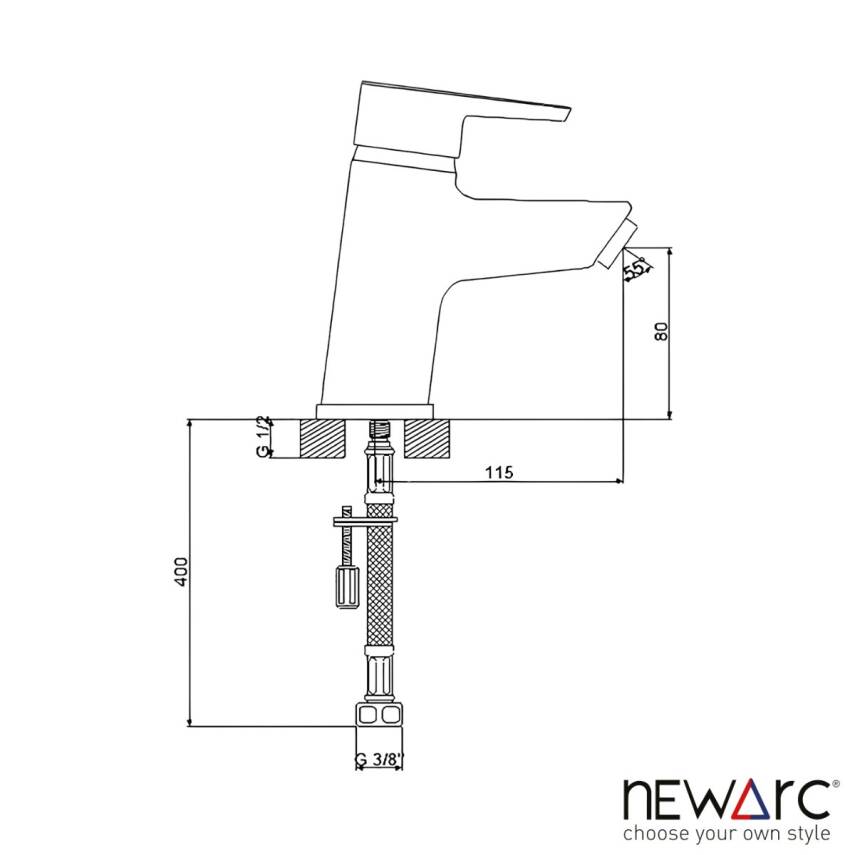 Newarc Energy Krom Lavabo Bataryası 891521 - 3