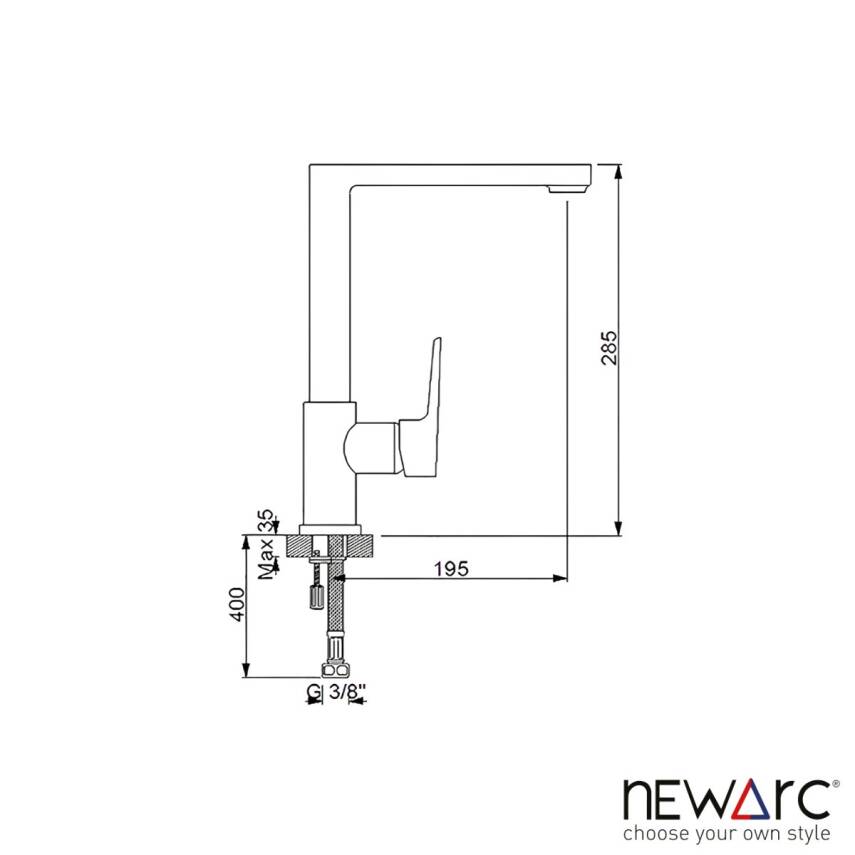 Newarc Loft Beyaz Eviye Bataryası 921731KB - 3