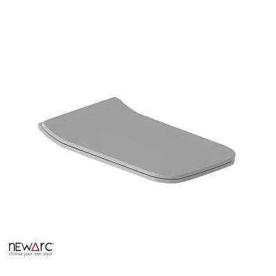 Newarc Loft Kanallı Beyaz Duvara Sıfır Klozet Takımı LOF.K022, Newarc Loft Duroplast Yavaş Kapak - 7