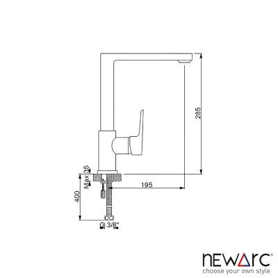 Newarc Loft Krom Eviye Bataryası 921731 - 3