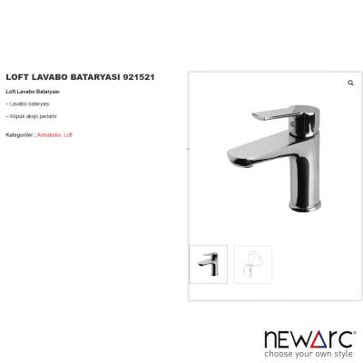 Newarc Loft Krom Lavabo Bataryası 921521 - 2