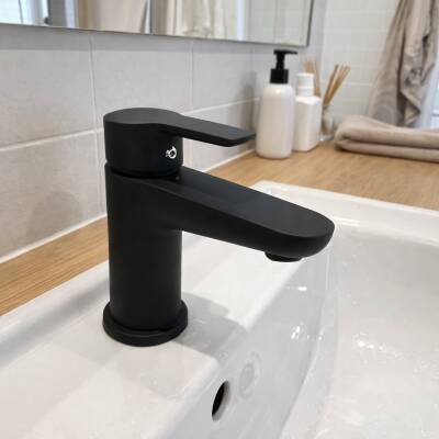 Newarc Loft Siyah Lavabo Bataryası 921521B - 2