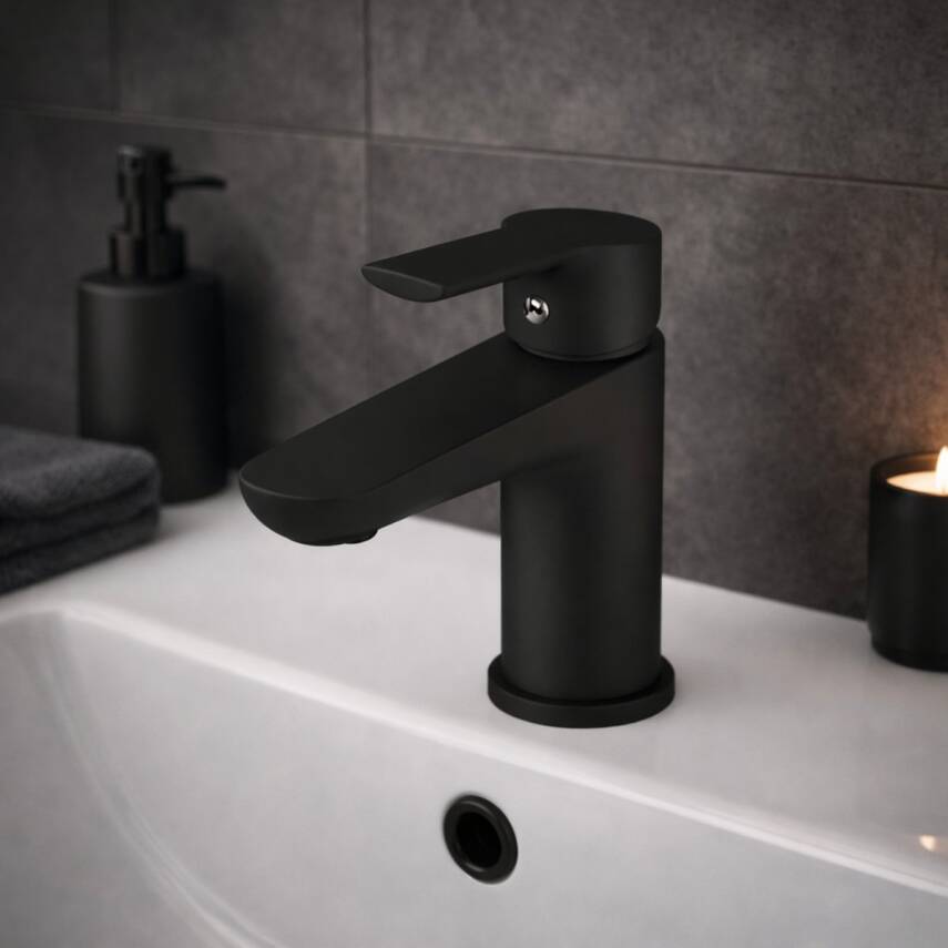 Newarc Loft Siyah Lavabo Bataryası 921521B - 3