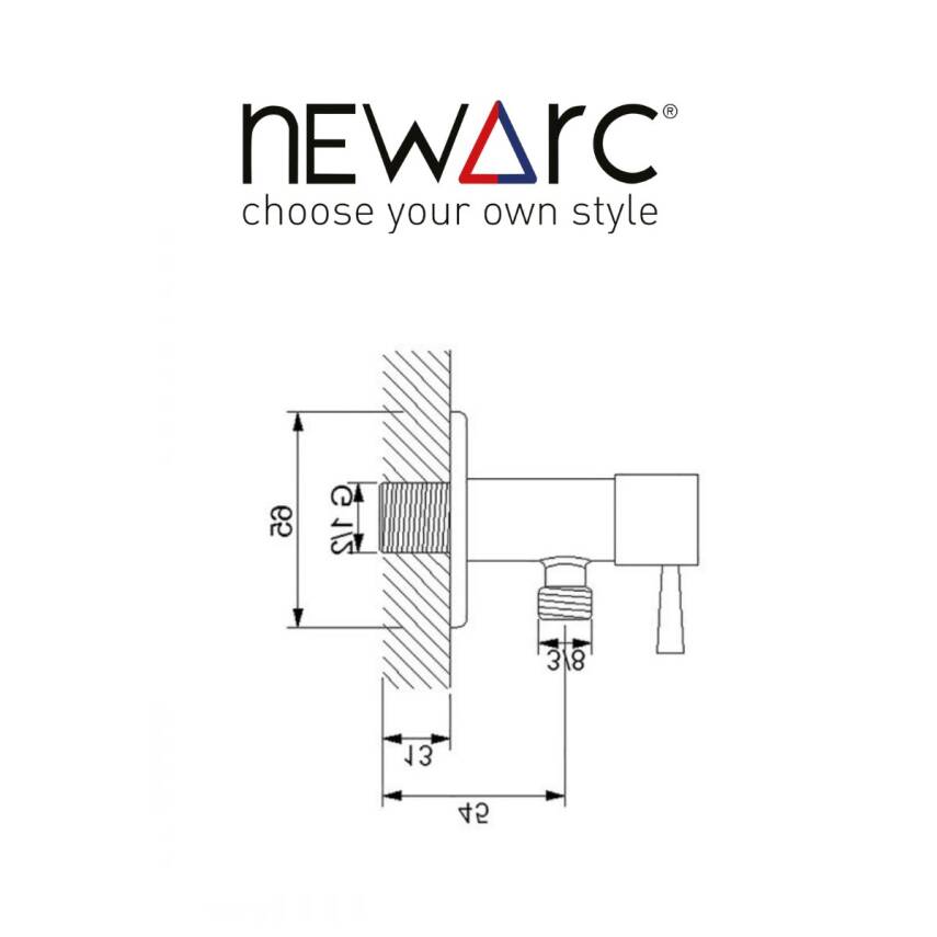 Newarc Minart Krom Ara Musluk 191131 - 2