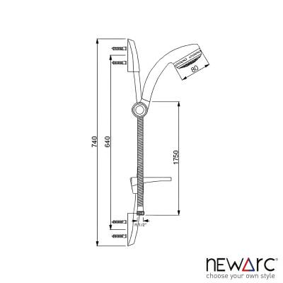 Newarc Minline Krom Banyo Üst Takımı 430691 - 3